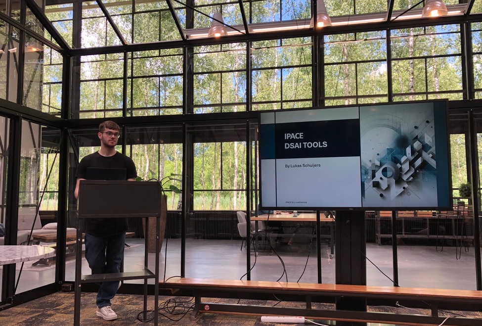 Lukas Schuijers during his internship at IPACE